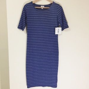NWT LuLaRoe small Julia striped dress
